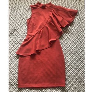 NWT| Symphony | Ruffle Dress | Size S